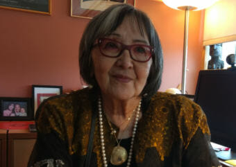 Rosita Worl, president of Sealaska Heritage, said June 21, 2018 that she's concerned about the fate of thousands of children separated from their parents due to the Trump administration's "zero tolerance" border policy. (Photo by Jacob Resneck/KTOO)