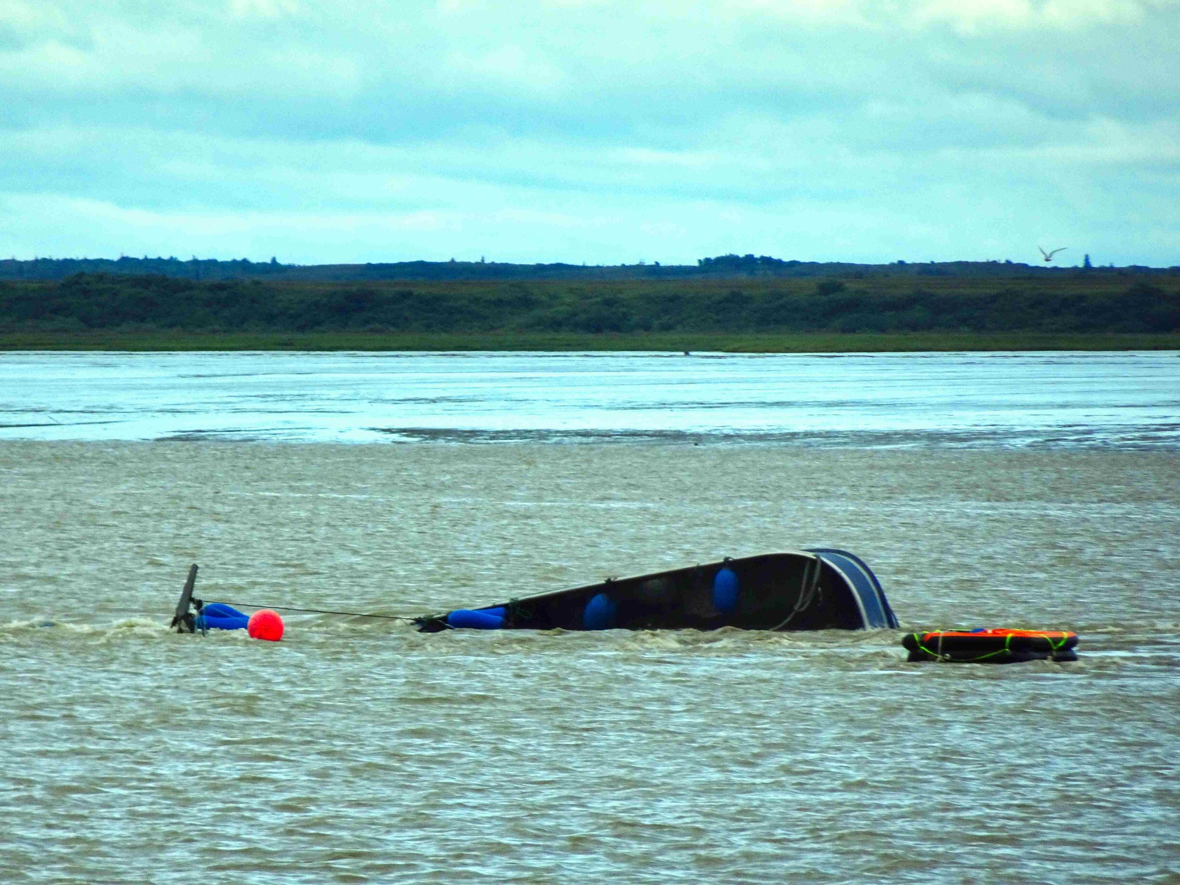 The F/V Pacific Knight sank Wednesday near Clark's Point. (Photo courtesy Mike Jones)