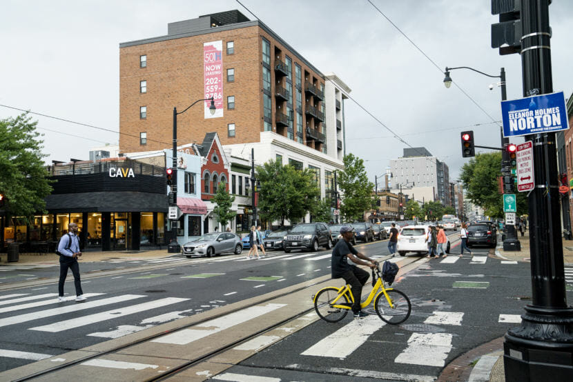 A scene of H Street NE in Washington, D.C. on Wednesday, July 25, 2018.