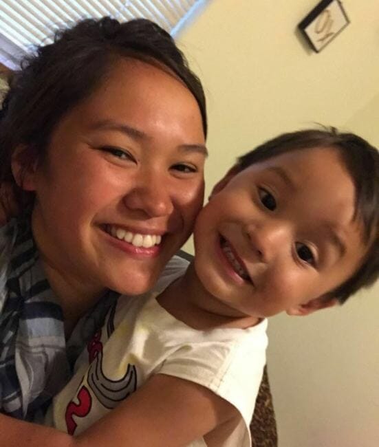 UAS student Louise Kadake and her son Braxton. (Photo courtesy of Louise Kadake)