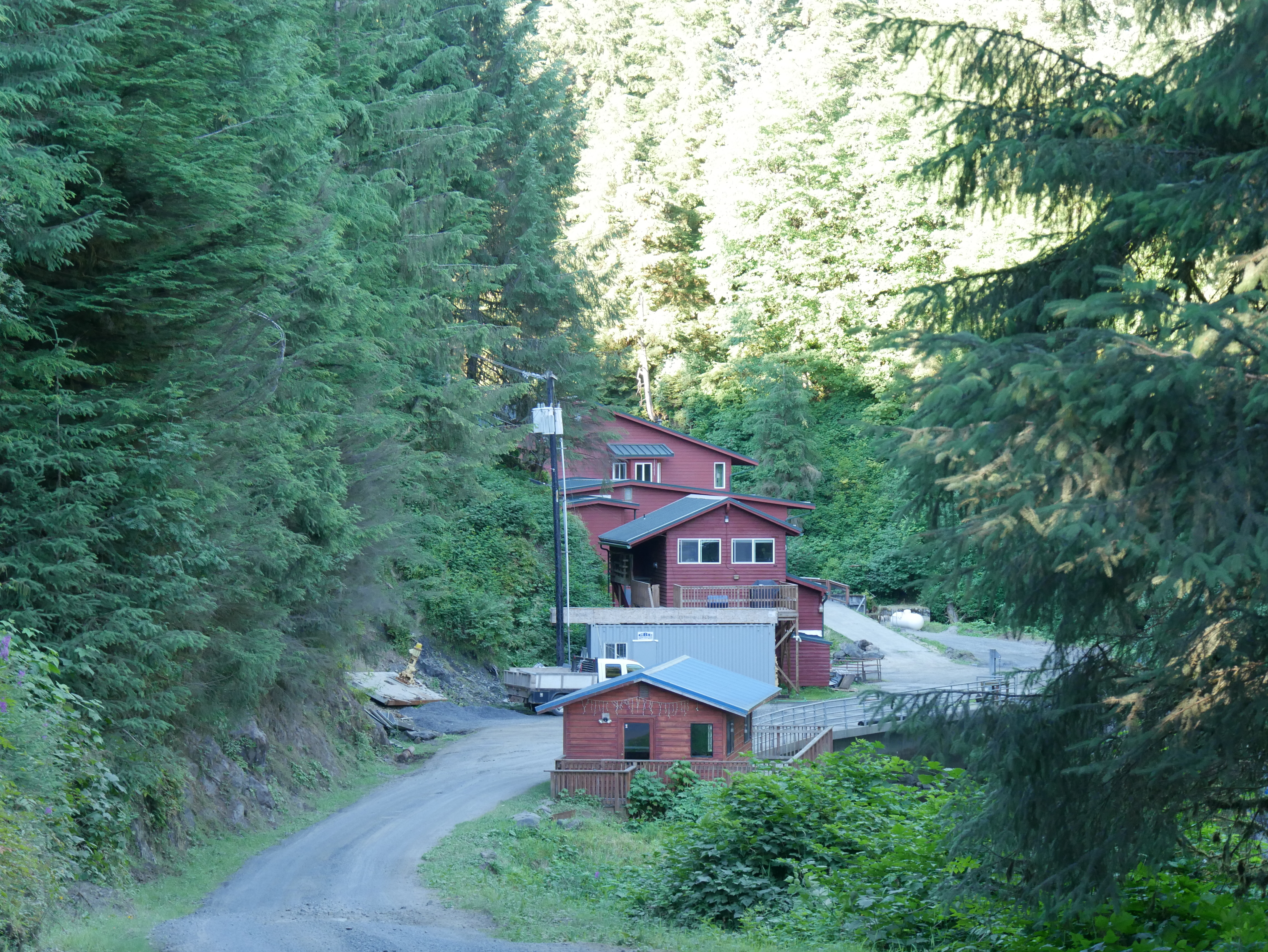 The Gunnuk Creek Fish Hatchery in Kake is beginning a trial season under a new owner. (Photo by Alanna Elder/KFSK)