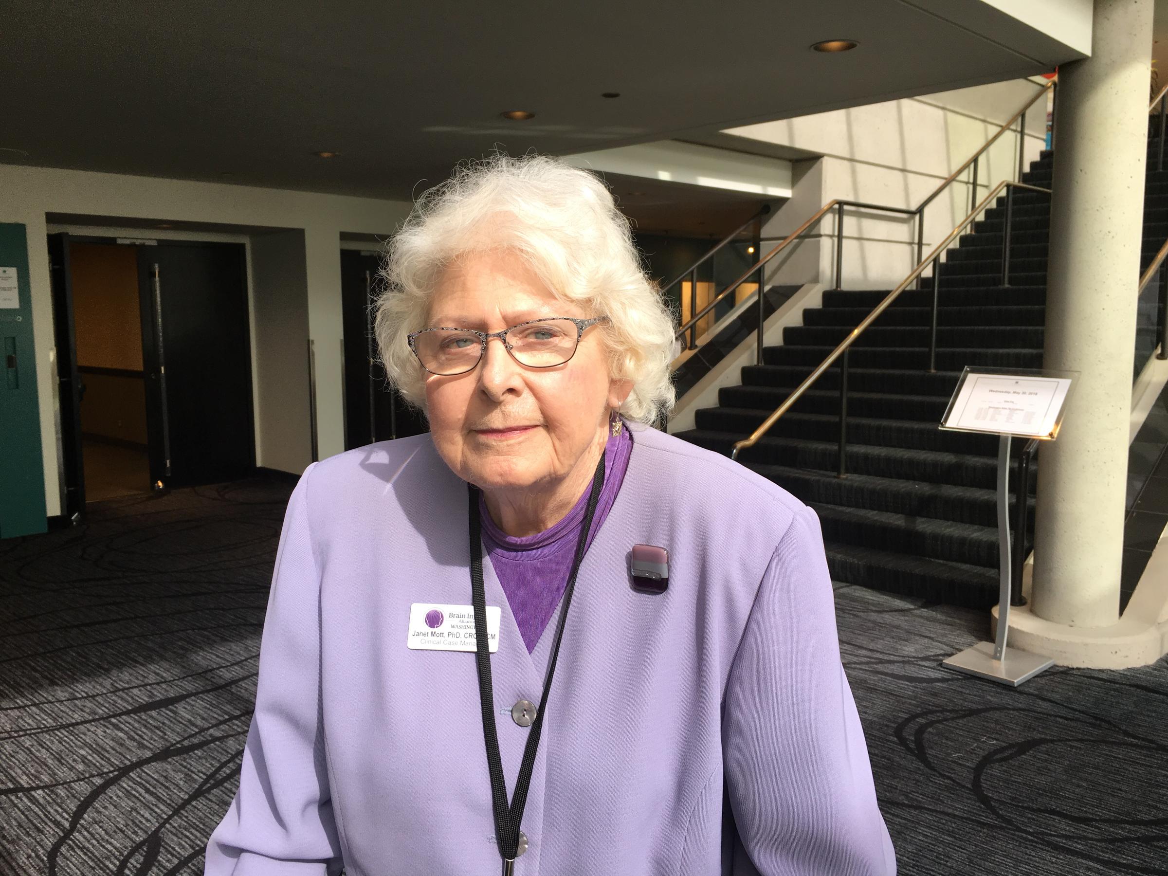 Janet Mott of the Brain Injury Alliance of Washington visited Brookhaven Hospital several times and was impressed with the care. (Photo by Austin Jenkins/Northwest News Network)