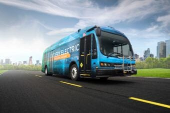 A Proterra Catalyst bus.