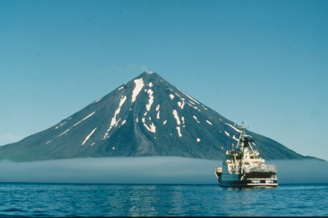 The R/V Tiglax provides critical support for biological work, management programs, and village outreach and education. (Photo courtesy U.S. Fish and Wildlife Service)