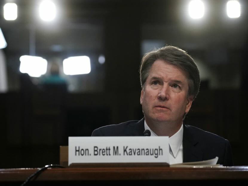Supreme Court nominee Judge Brett Kavanaugh testifies before the Senate Judiciary Committee on Sept. 6, 2018.