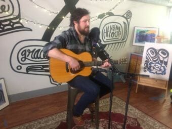 Screenshot of Daniel Firmin filmed during the 2018 Celebration Sessions video series.