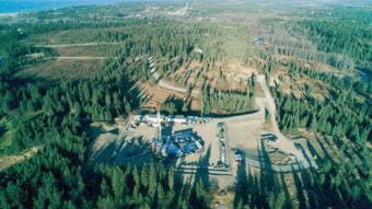 Hilcorp's Seaview drill site located in Anchor Point.