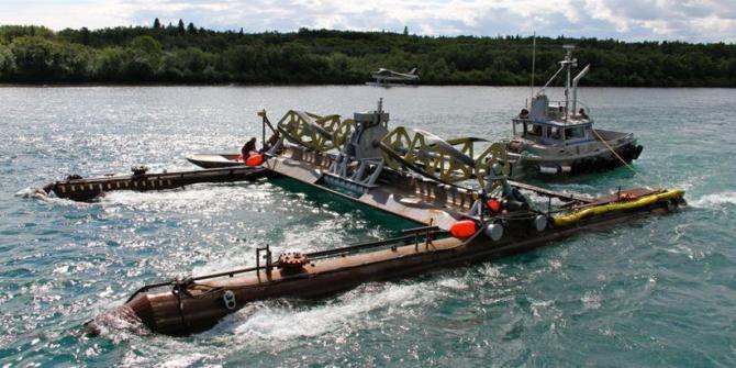The RivGen operating in the Kvichak River in 2015.