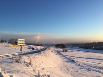 Part of what contributes to Fairbanks' air quality problem is the fact that it gets strong temperature inversions.