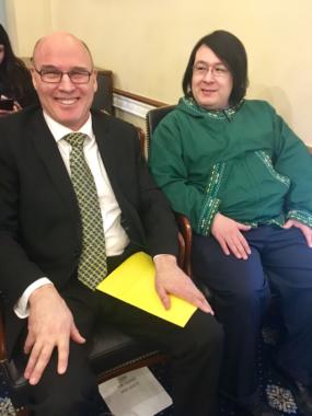 Arctic Slope Regional Corporation Vice President Richard Glenn and Kaktovik Village Tribal Administrator Matthew Rexford were two of the witness who spoke in favor of oil drilling in ANWR.