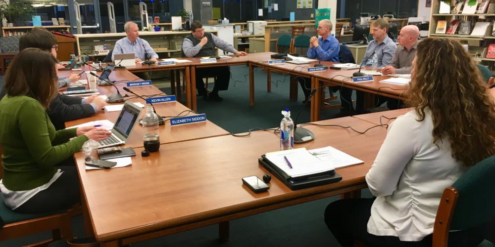 The Juneau School Board approved an operating budget for fiscal year 2020 at a special meeting on March 26, 2019. (Photo by Zoe Grueskin/KTOO)
