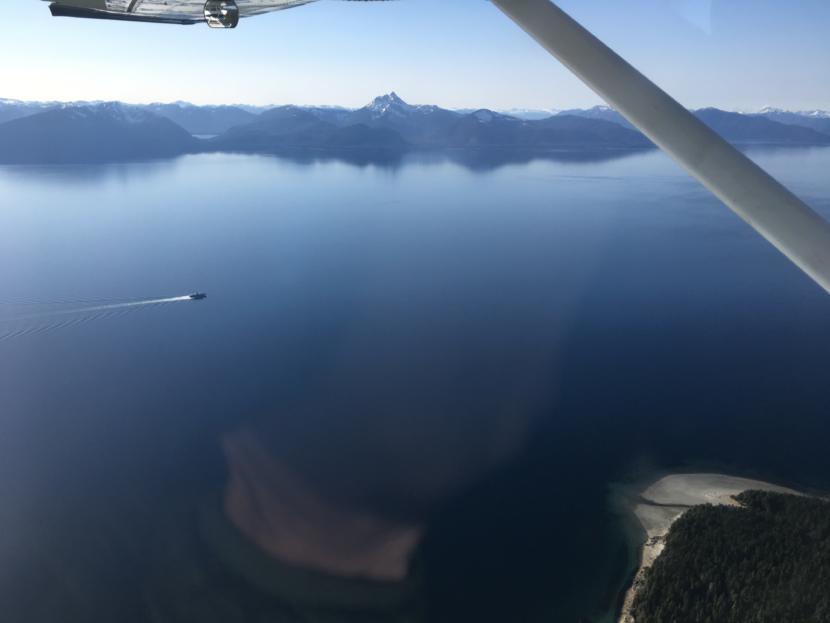 The MV LeConte cruises through Chatham Strait on its way north to Juneau from Angoon on Thursday.