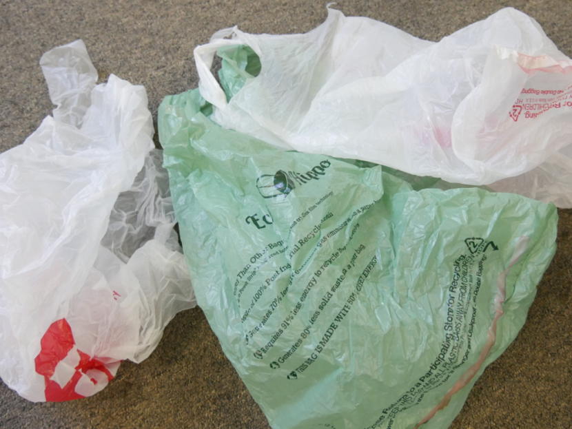 Plastic shopping bags
