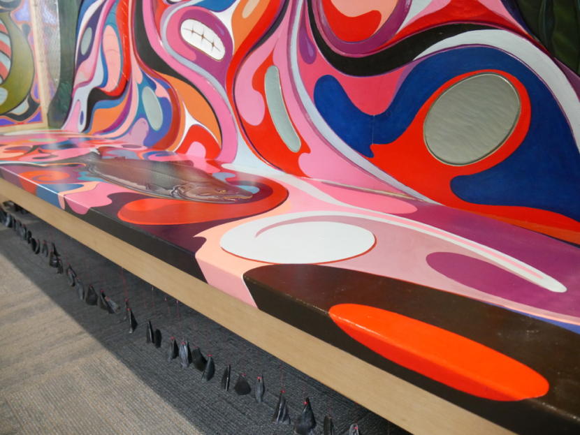 The 2014 work cost $35,000, was paid for entirely with private donations and was gifted to the Clausen Museum. (Photo by Joe Viechnicki/KFSK)