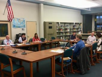 The Juneau school board meets on June 11, 2019. (Photo by Zoe Grueskin/KTOO)