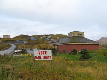 The polls will open Oct. 1 for Unalaska's municipal election. (Photo by Laura Kraegel/KUCB)