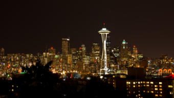Seattle skyline.