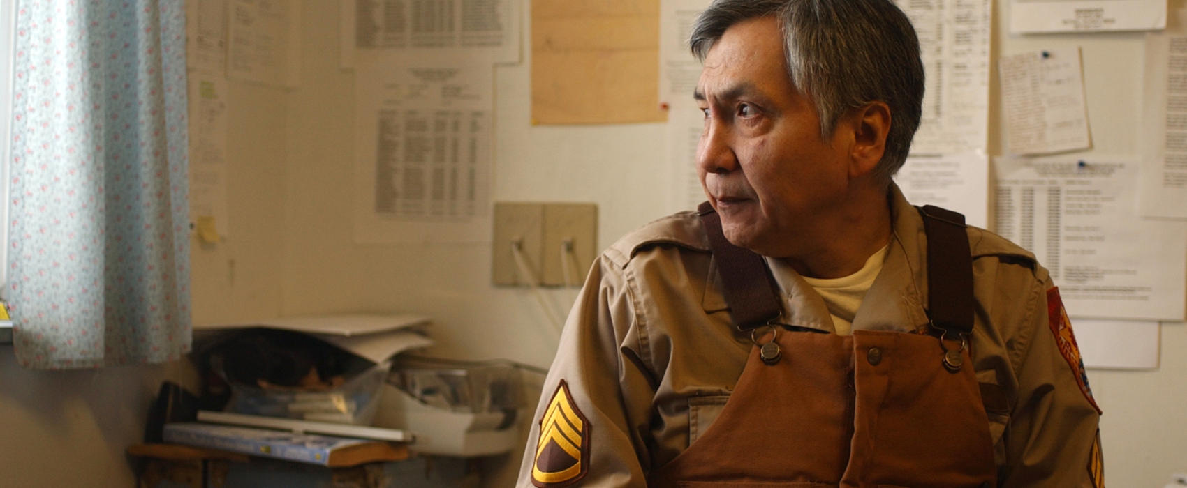 Russian Mission Village Public Safety Officer Simeon Askoak, photographed in January 21, 2004. (Photo by Marc Lester/Anchorage Daily News)