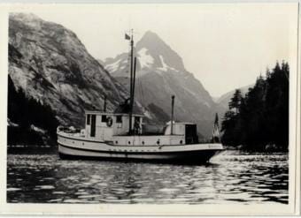 The M/V Chugach near Baranof Island. (Photo Courtesy of the U.S. Forest Service)