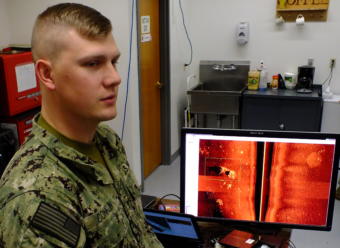 Side-scan sonar image