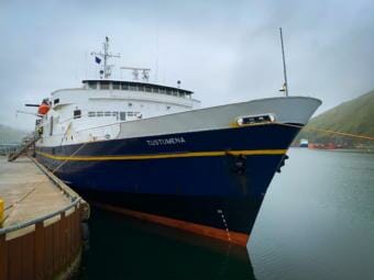 Per company protocol, crew and passengers are not required to have a COVID-19 test prior to boarding AMHS vessels.