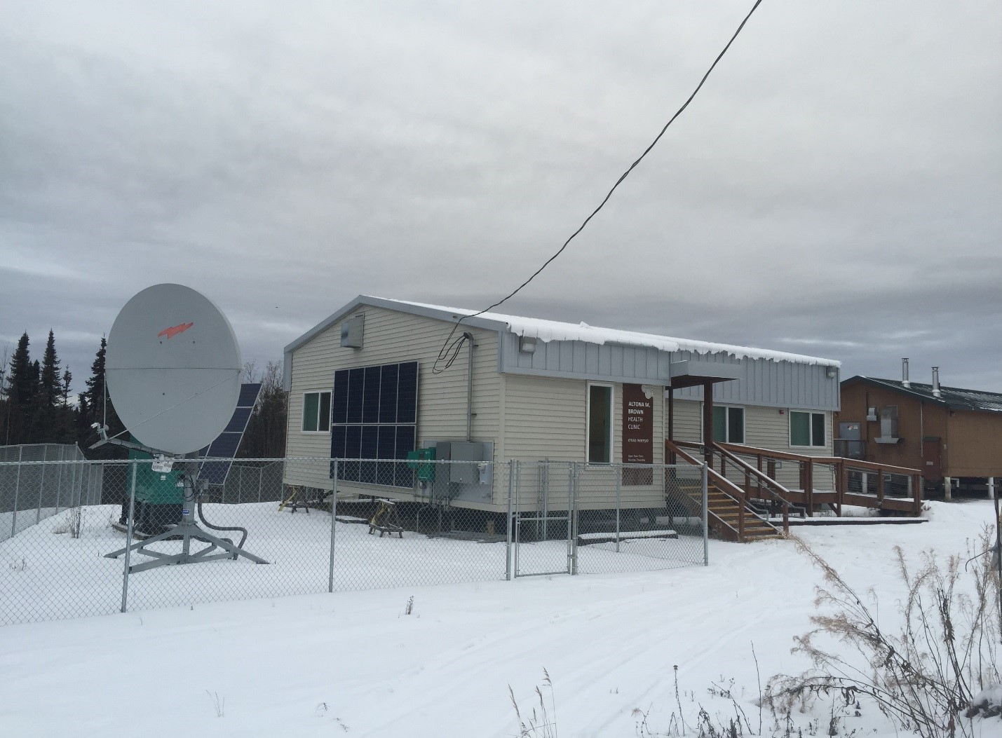 The Altona Brown Health Clinic in the village of Ruby 