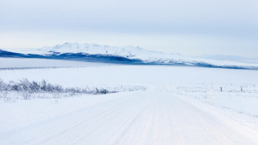 Winter on the Elliot Highway in 2013. (Creative Commons photo by Jason Ahrns) 