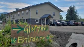 Exterior of new Glory Hall on Teal Street