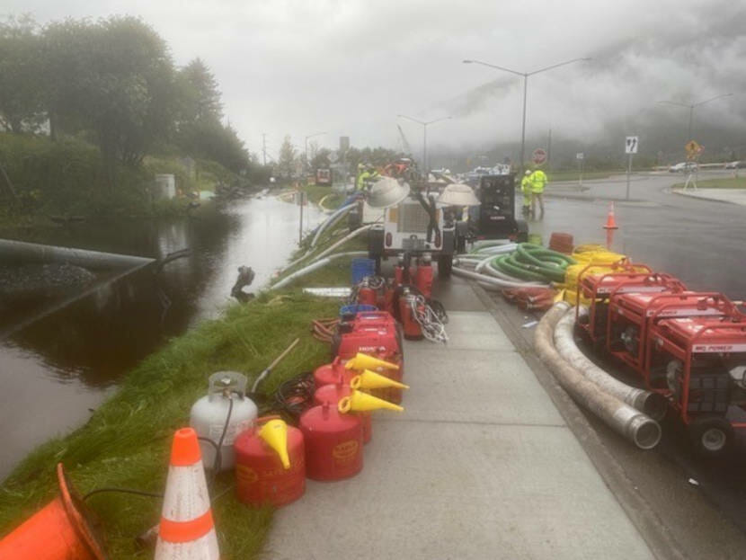 Sitka Street flooding