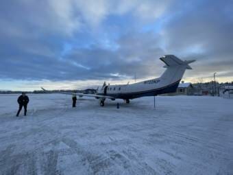 A charter from Alaska Seaplanes was able to fly eight people down from Yakutat to Juneau on Dec. 4, 2021 while National Weather Service equipment malfunctions prevented commercial flights from flying in our out of the community. (Photo courtesy of Norton Gregory)
