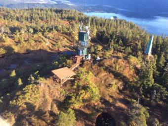Auke Mt. tower site