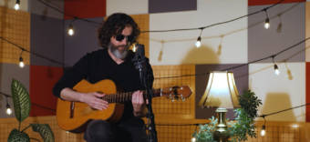 George Kuhar performs at the KTOO studios for the Red Carpet Concert series
