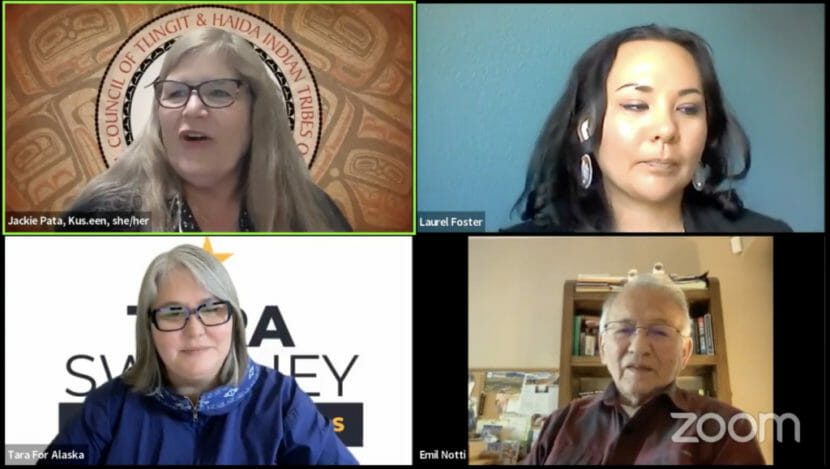 A screenshot showing four candidates