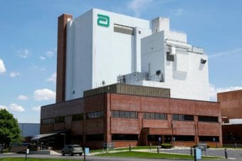 A photo of a factory