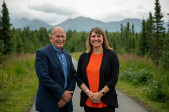 Bill Walker and Heidi Drygas