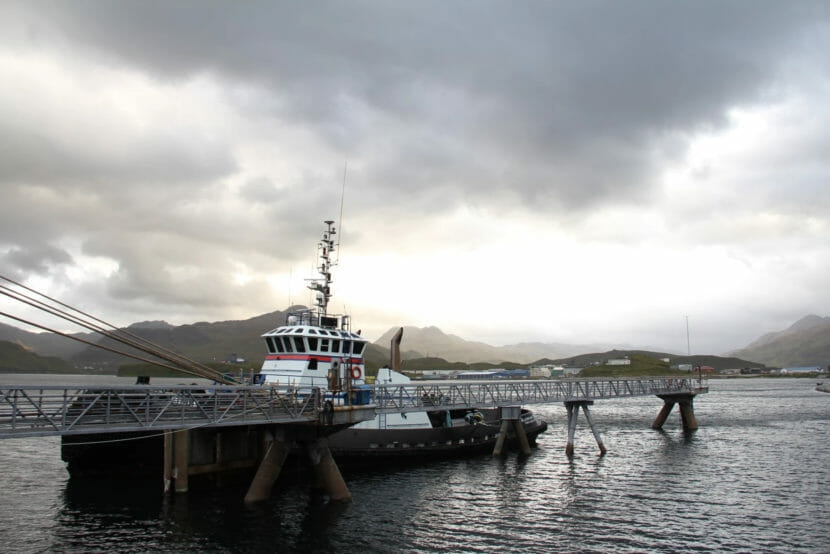 A tugboat in Unalaska