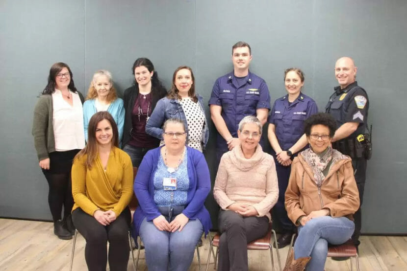 A group photo of 11 people