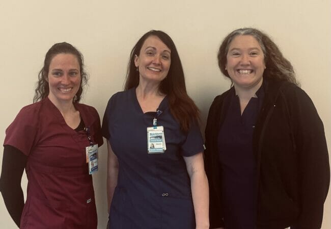 Chelsea Steffe, Marisha Bourgeois, Shona Osterhout (Photocredit Bernie Lacey)