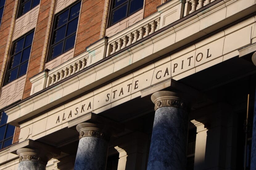 The Alaska State Capitol on Jan. 11, 2024. (Clarise Larson/KTOO)