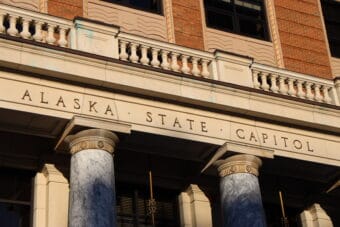 The Alaska State Capitol on Jan. 11, 2024. (Clarise Larson/KTOO)