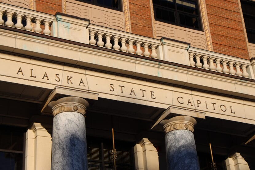The Alaska State Capitol on Jan. 11, 2024. (Clarise Larson/KTOO)