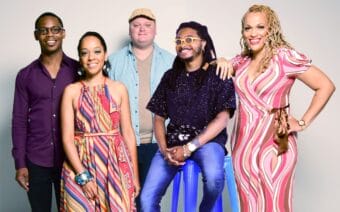 A press photo of the classical music group Imani Winds