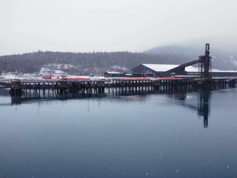 The Skagway ore dock.