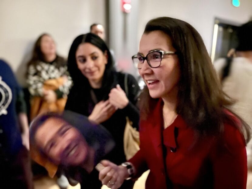 Mary Peltola on election night in November 2022.