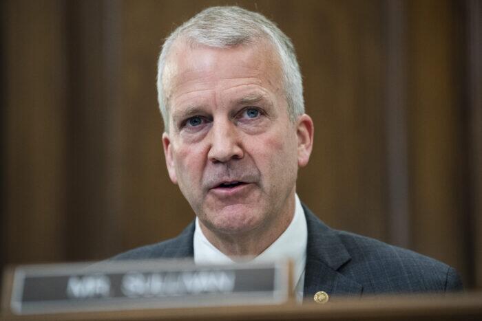 Sen. Dan Sullivan (R-AK) speaks during a hearing of the Senate Commerce, Science, and Transportation Committee in the Russell Senate Office Building on January 26, 2021 in Washington, DC.