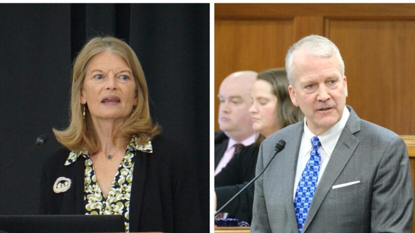 Alaska Republican U.S. Sens. Lisa Murkowski and Dan Sullivan.