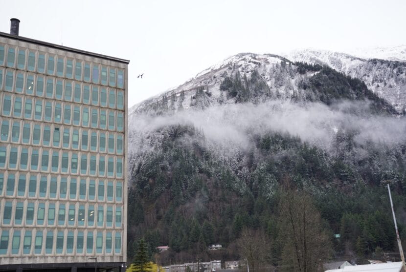 Juneau's federal building on November 14, 2025. (Photo by Alix Soliman/KTOO)