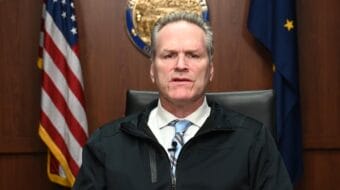 Gov. Mike Dunleavy speaks direct-to-camera in a video published Dec. 11, 2025 discussing his budget proposal.