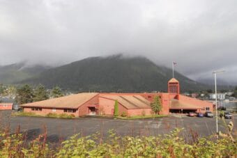Mt. Edgecumbe High School, the state’s sole public boarding school, is seen in Sitka on Oct. 6, 2025