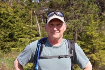 Dan Sullivan smiles for a photo at Petersburg’s Airport Bypass Road on June 2, 2026.